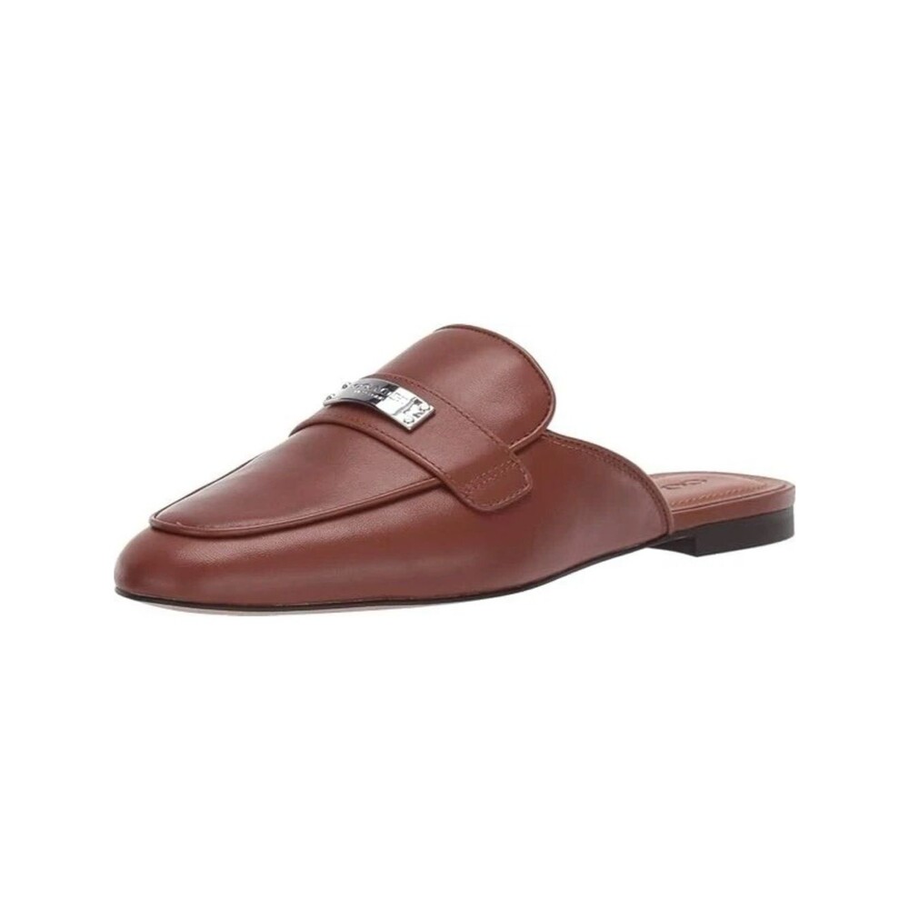 Coach Shea Leather Mule Loafers | Cognac Brown Slip-On Women’s size 7.5